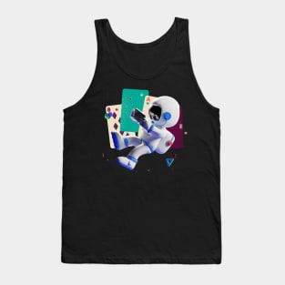 Cute Astronaut Gaming Tank Top